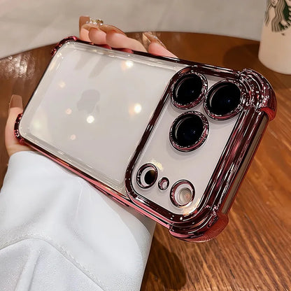 Transparent Electroplated Bumper Phone Case