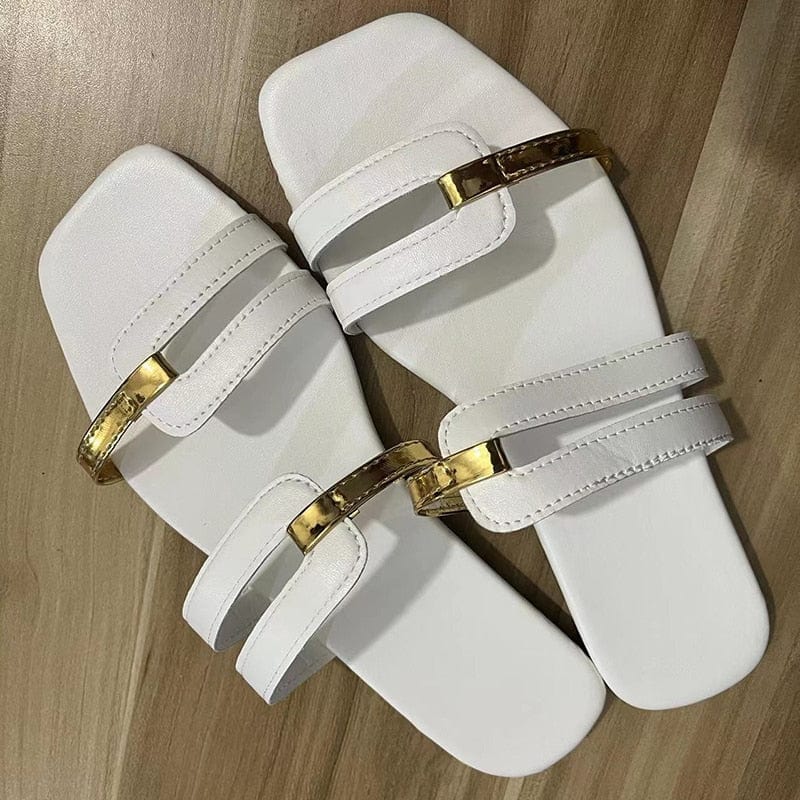 DivineComfort™ Women's Elegant Slide-On Flip Flops