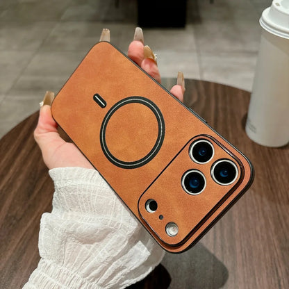 Magnetic Leather Case