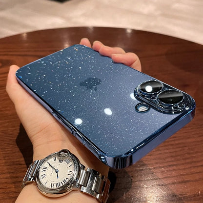 Glitter Transparent Plating Phone Case