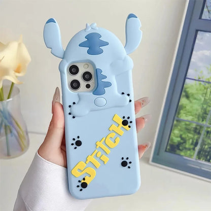 3D Disney Cartoon Stitch Phone Case