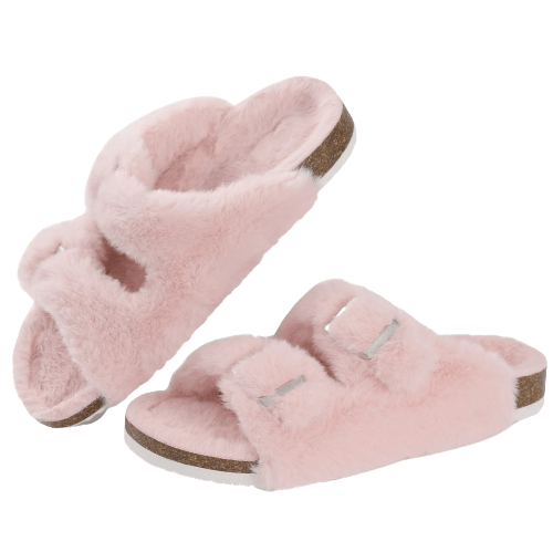 CozyStep™: Women's Footbed Plush Slippers