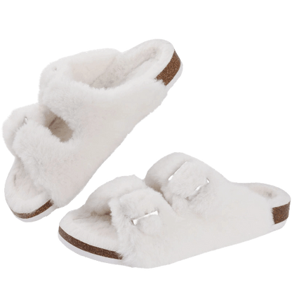 CozyStep™: Women's Footbed Plush Slippers
