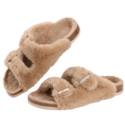 CozyStep™: Women's Footbed Plush Slippers