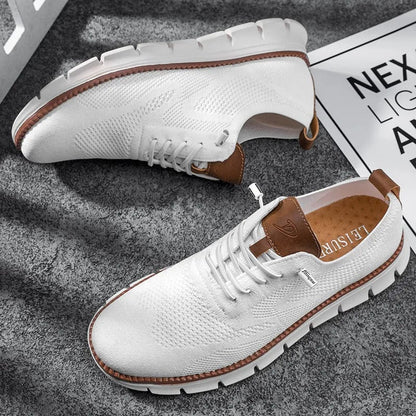 AeroLight™ White Flyknit Sneakers - Redefining Comfort and Style