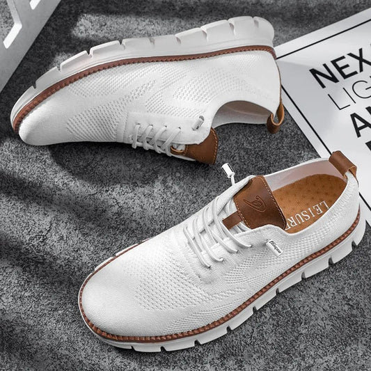 AeroLight™ White Flyknit Sneakers - Redefining Comfort and Style