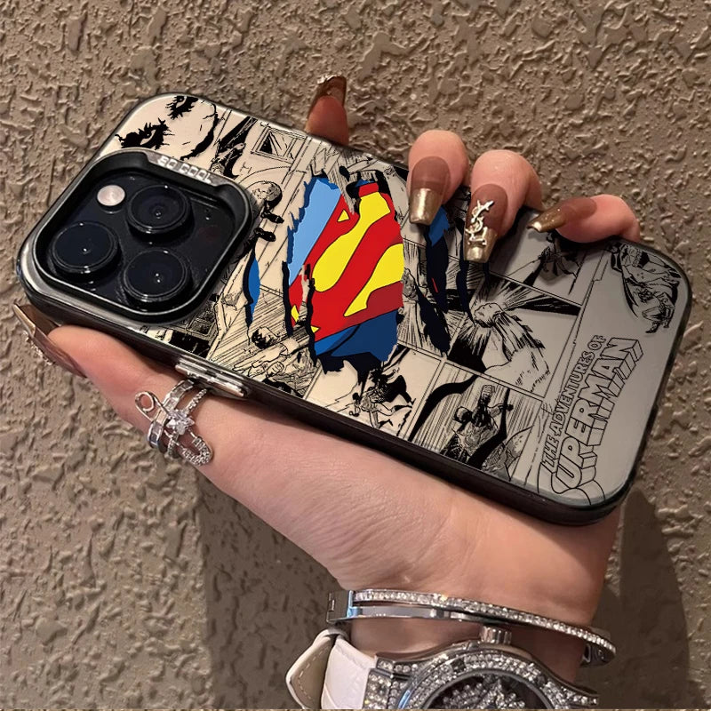 Spider-Man Batman Marvel iPhone Case