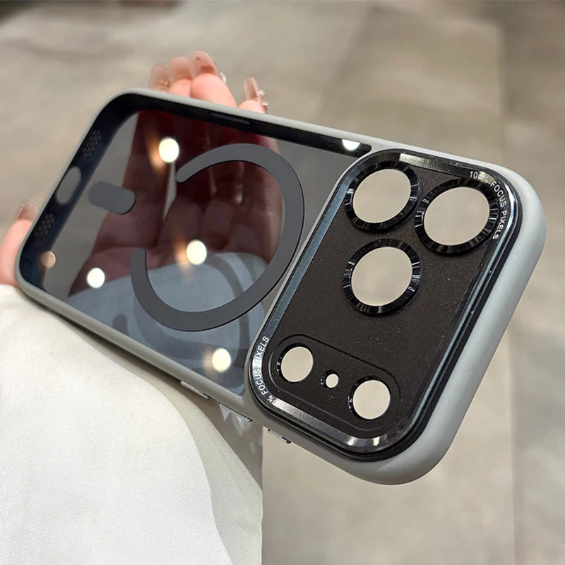 Magnetic Metal Bumper Case For iPhone