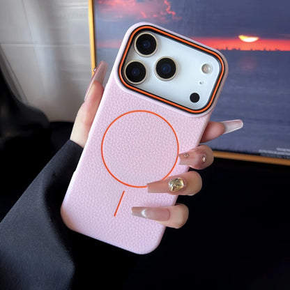 Lichee Pattern Magnetic Case