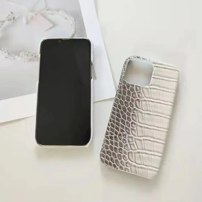 Gradient Crocodile Pattern Phone Case For iPhone