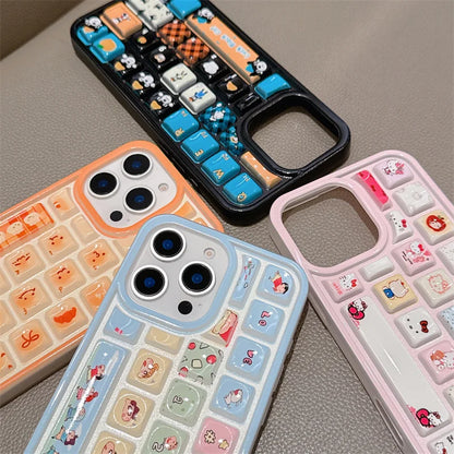 Cartoon Kitty Jelly Bread Phone Case