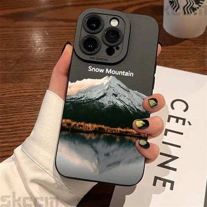 Black Mountain Peak Phone Case