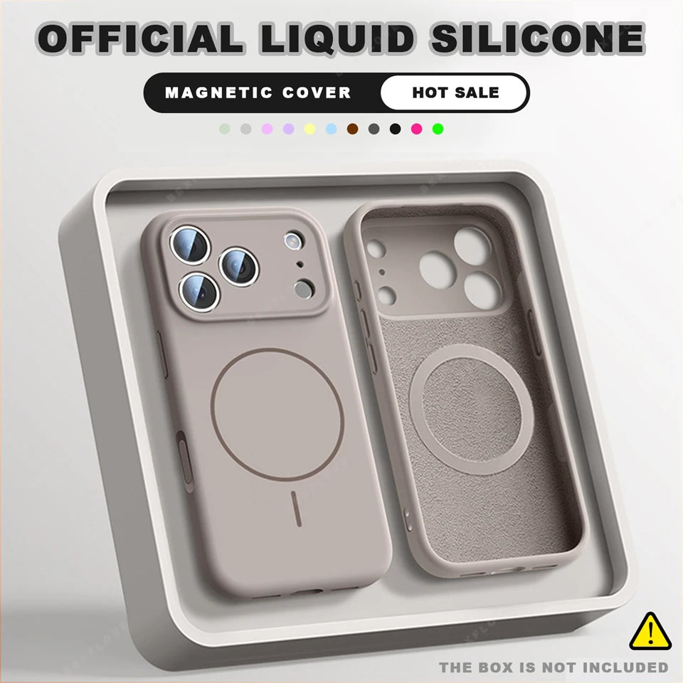 Liquid Silicone Magnetic Phone Case