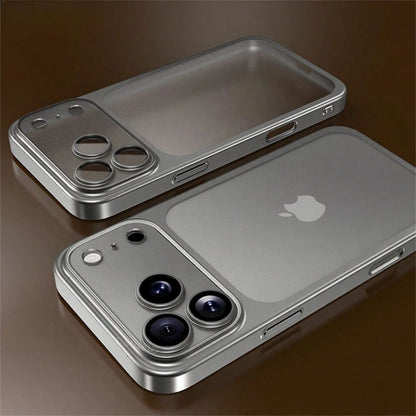 Matte Electroplated Hard Case For iPhone