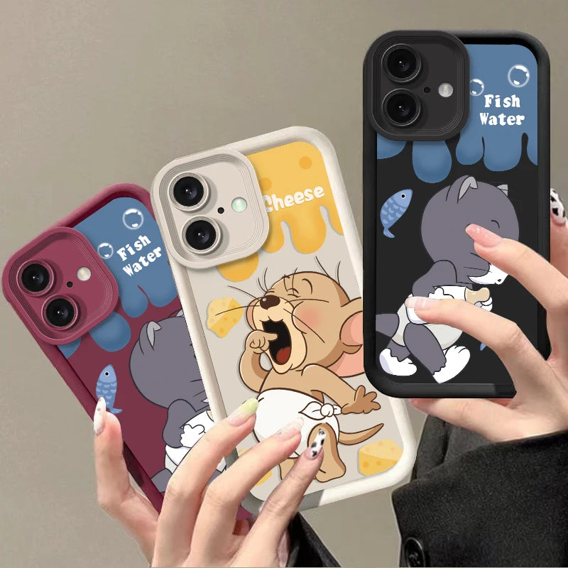 Tom and Jerry Soft Silicone Phone Case