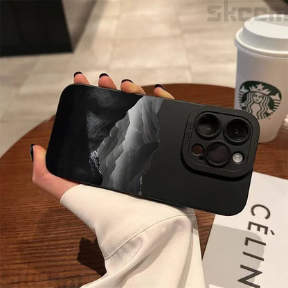 Black Mountain Peak Phone Case