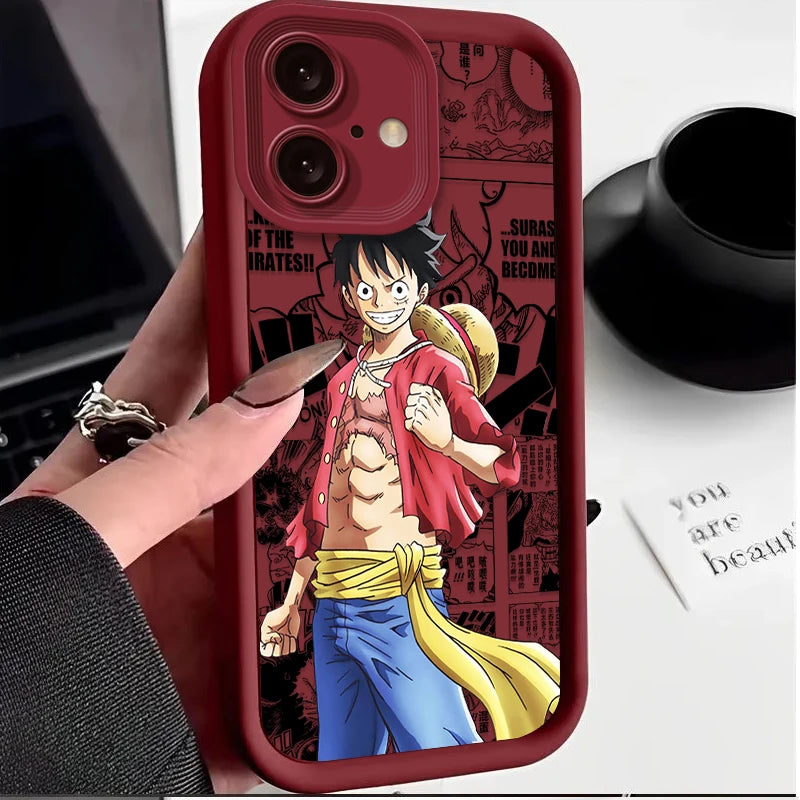 One Piece Anime Soft Silicone Phone Case