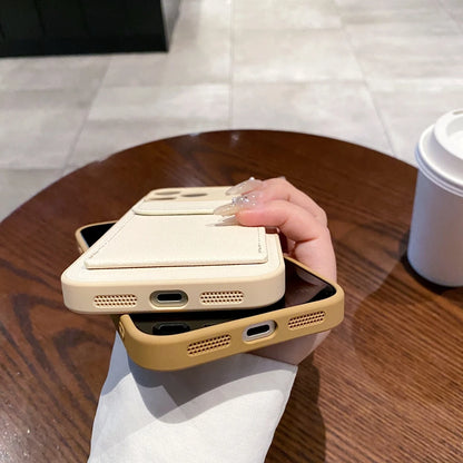PU Leather Card Wallet Phone Case