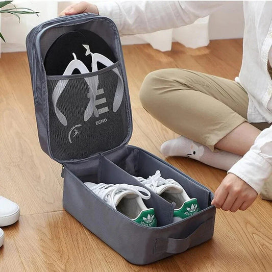 🎒 KickStash™ – The Ultimate Travel Shoe Pouch