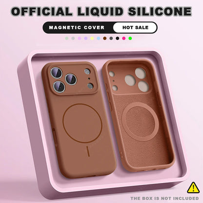 Liquid Silicone Magnetic Phone Case