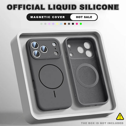 Liquid Silicone Magnetic Phone Case