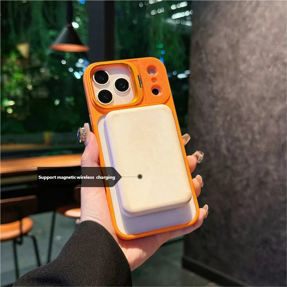 Transparent Magnetic Bracket Phone Case