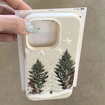 Christmas Tree Silicone Phone Case for iPhone
