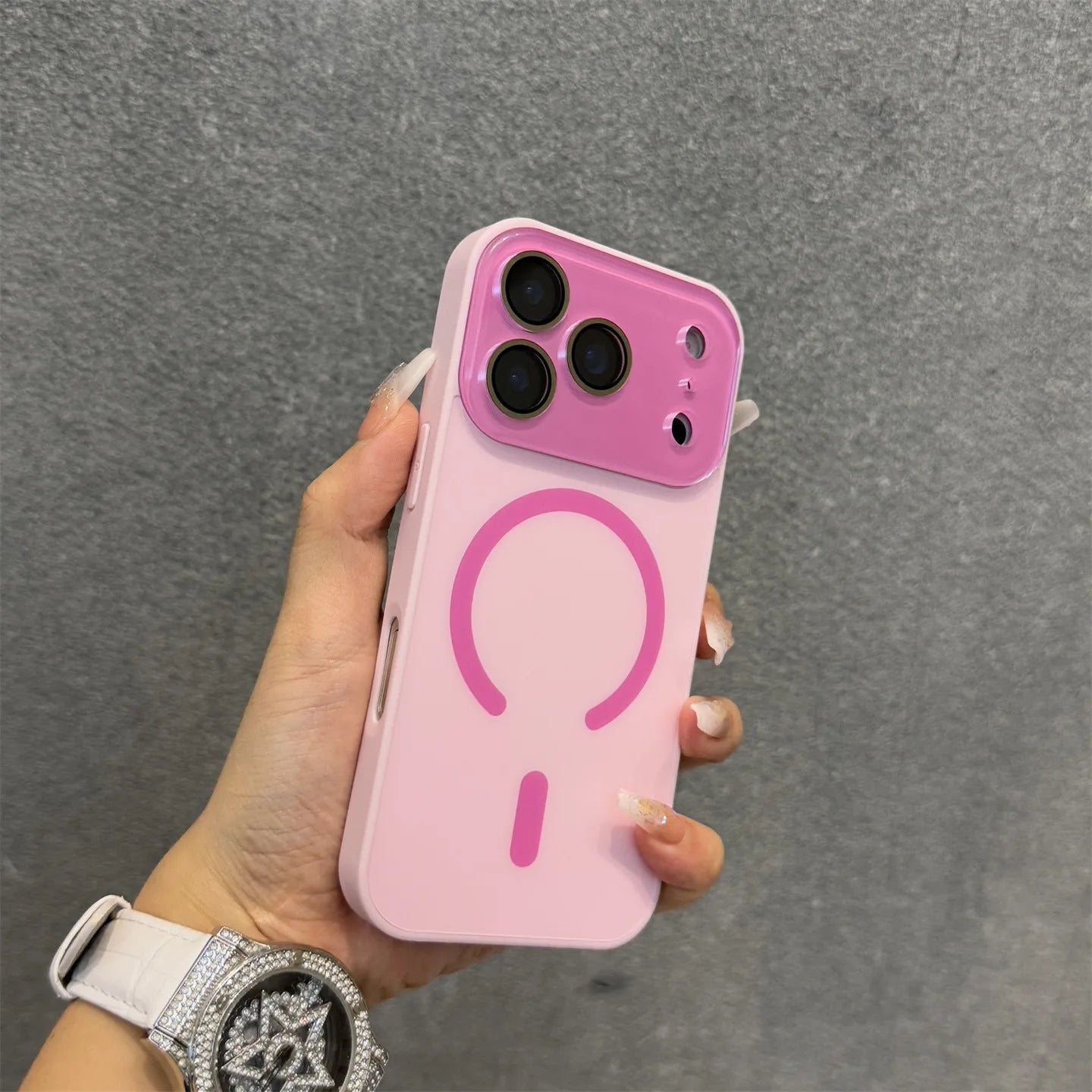 Matte Electroplating Magnetic Case