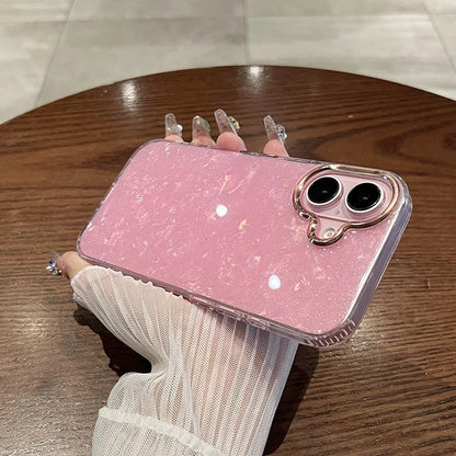 Rainbow Shell Glitter Laser Phone Case
