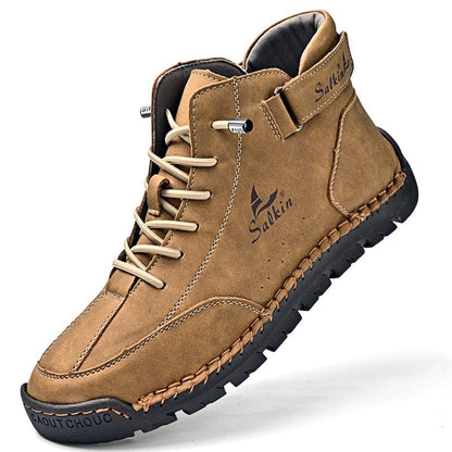 AutumnCraft™ Handmade Leather Ankle Boots