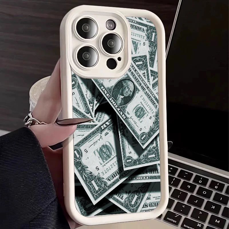 Pink Dollars Banknote iPhone Case