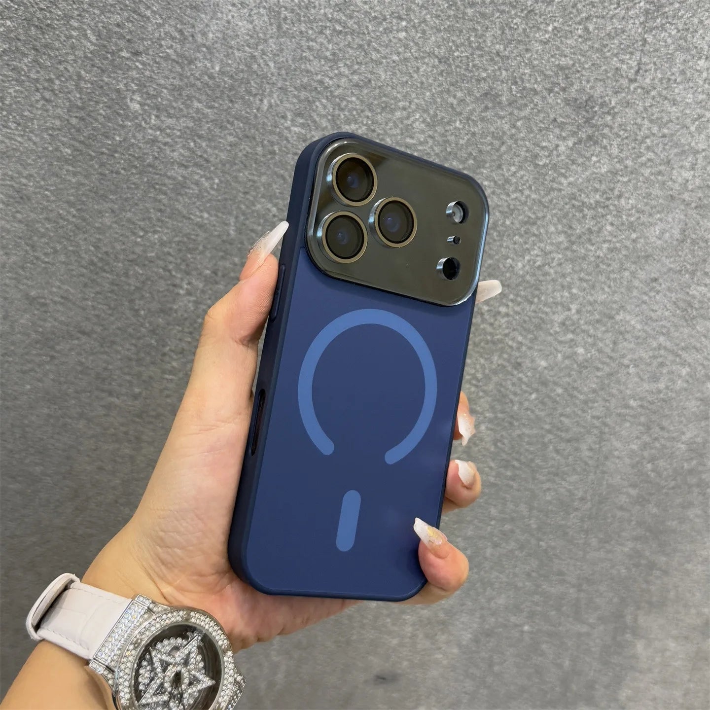 Matte Electroplating Magnetic Case