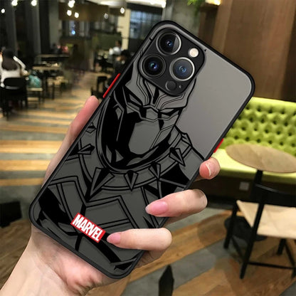 Marvel Character Clear Phone Case For iPhone