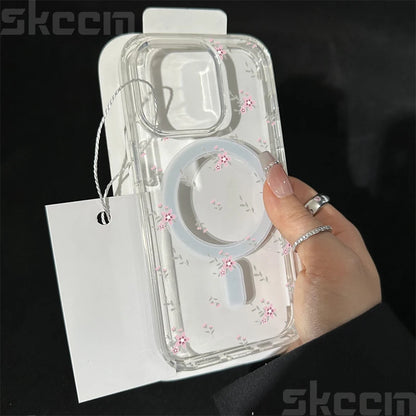 Flower Transparent Phone Case