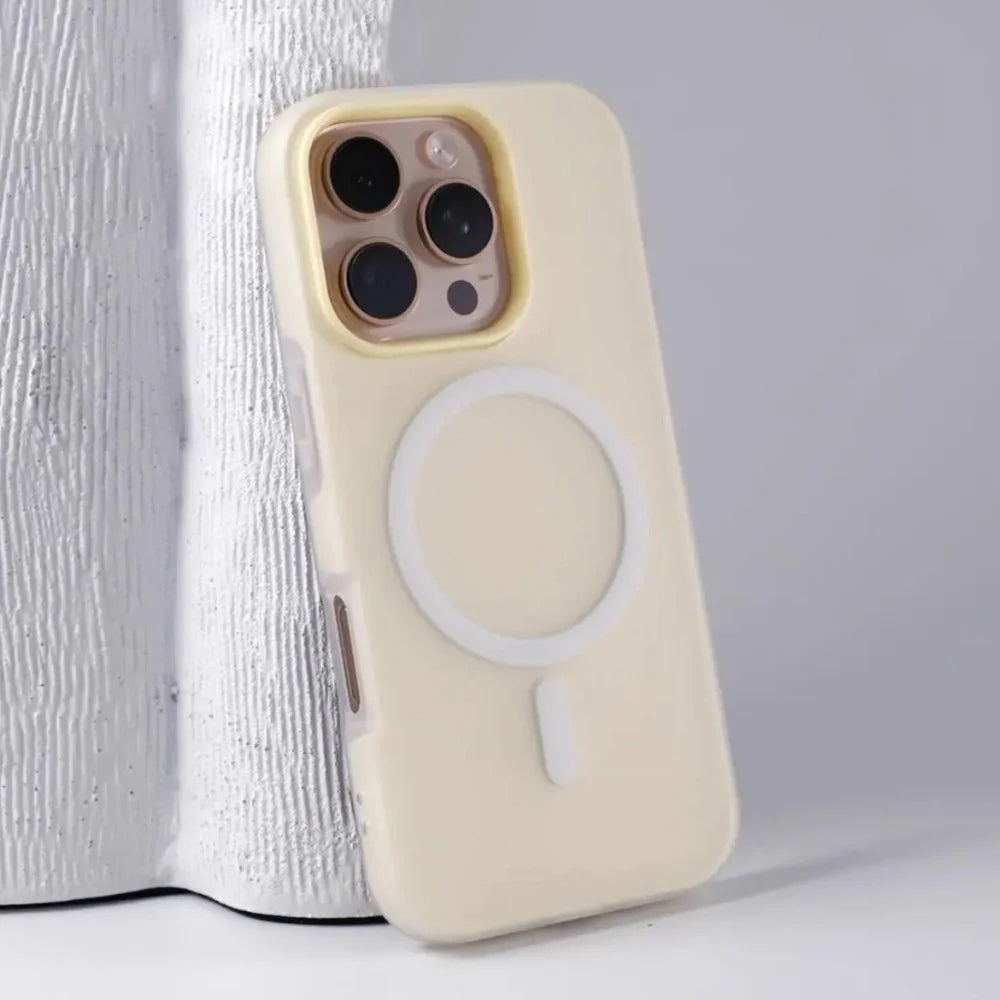 Matte Candy Color Magnetic MagSafe Phone Case