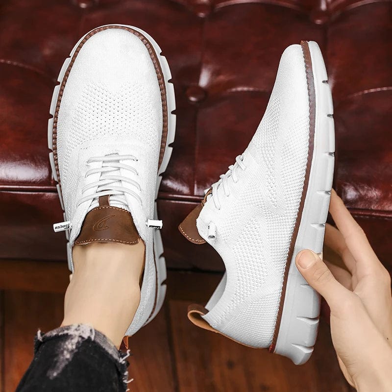 AeroLight™ White Flyknit Sneakers - Redefining Comfort and Style