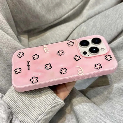 Korean Flower Cartoon Phone Case