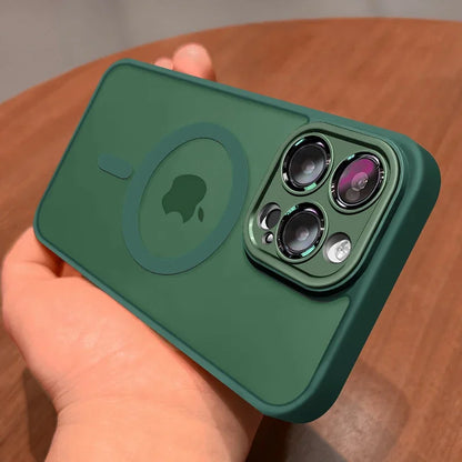 Matte Magnetic Armor Phone Case