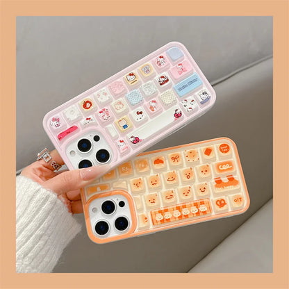Cartoon Kitty Jelly Bread Phone Case