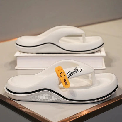 Elevated Comfort: Men's Platform Flip Flops