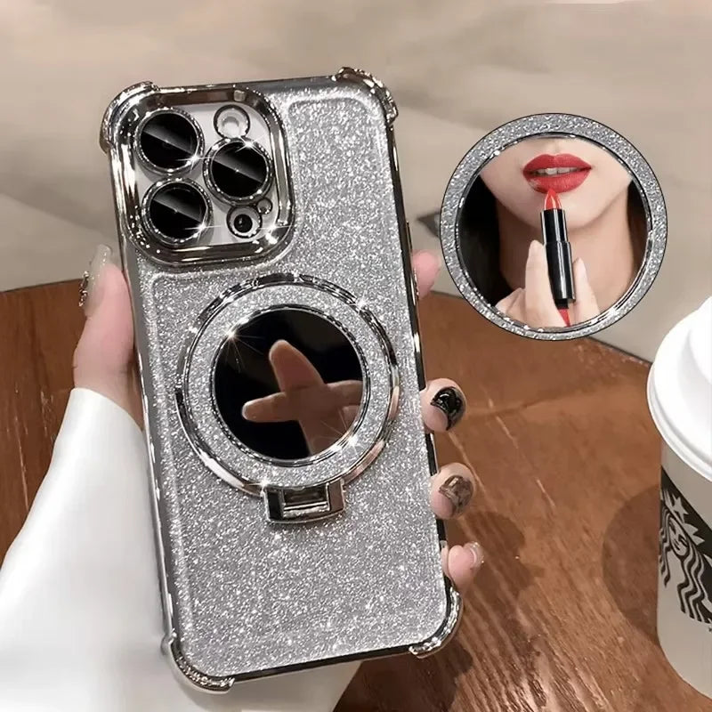 Magsafe Glitter Mirror Phone Case