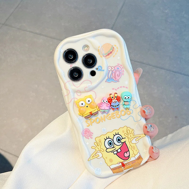 3D Patrick Star Cartoon Phone Case