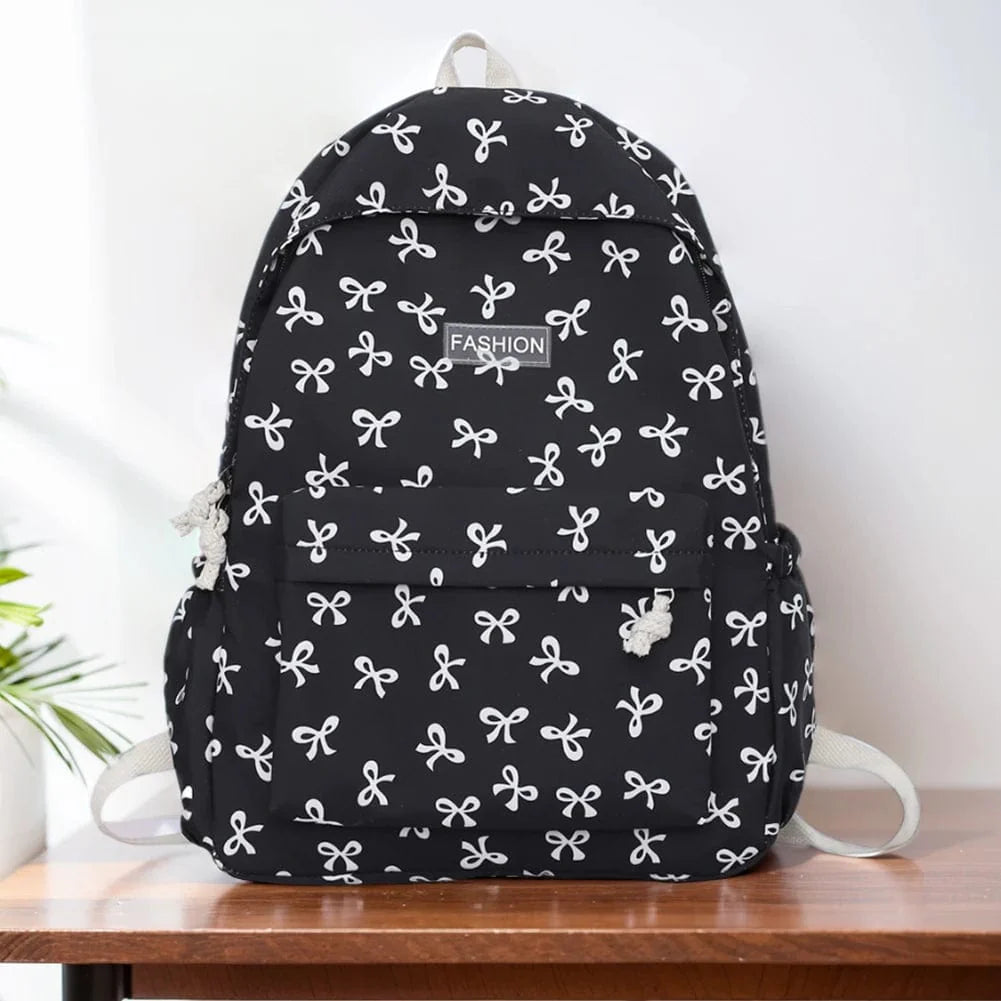 ChicNylon™ Backpack Bow Printed for Girls & Women
