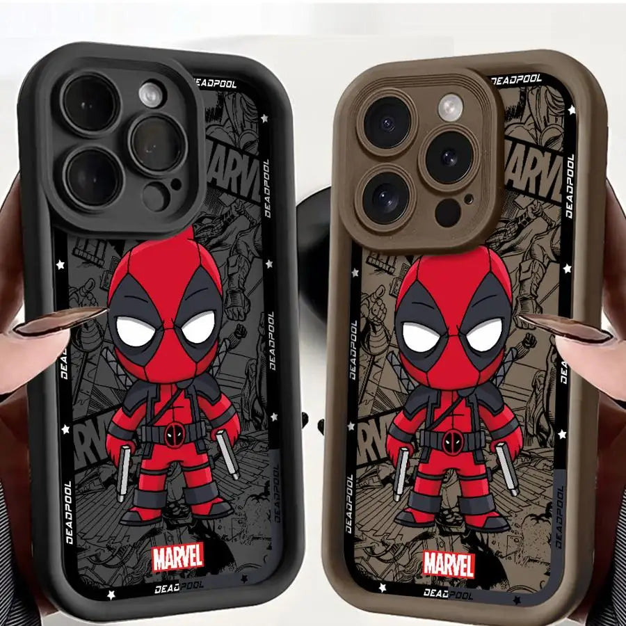 Marvel Deadpool Soft TPU Phone Case For iPhone