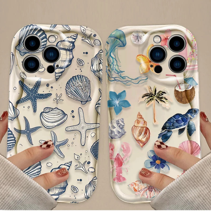 Colorful Marine Wave Phone Case