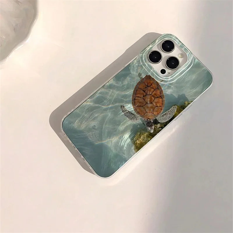 Turtle Pattern Phone Case