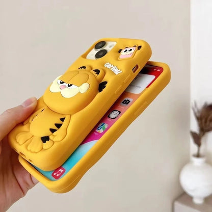 3D Carfield Grip Holder Phone Case