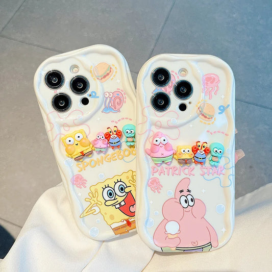 3D Patrick Star Cartoon Phone Case
