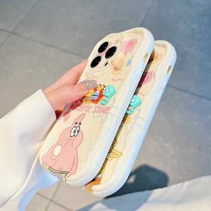 3D Patrick Star Cartoon Phone Case