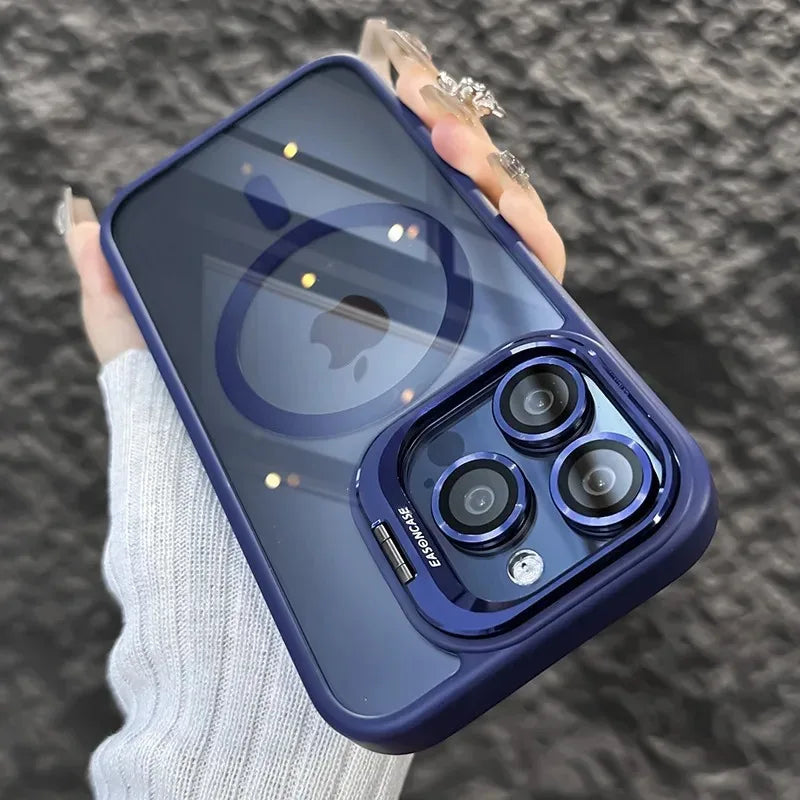 Magnetic Shockproof Stand Case iPhone